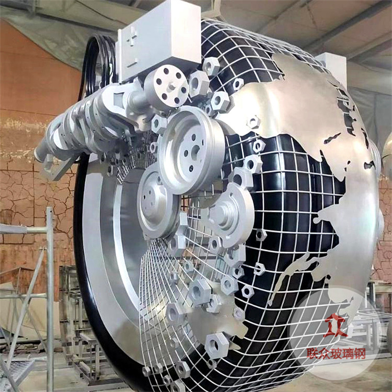 大型不锈钢雕塑厂家定制抽象校园广场地产水景园林现代金属摆件