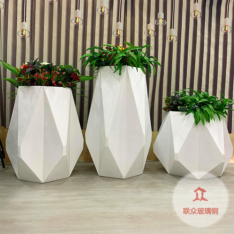 玻璃钢商场座椅带仿木纹花盆安徽合肥商场个性定制