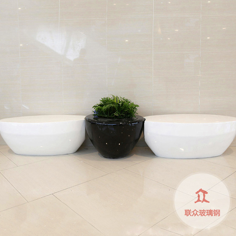 玻璃钢休闲座椅户外坐凳商场创意简约公共休息椅景观美陈椅子批发