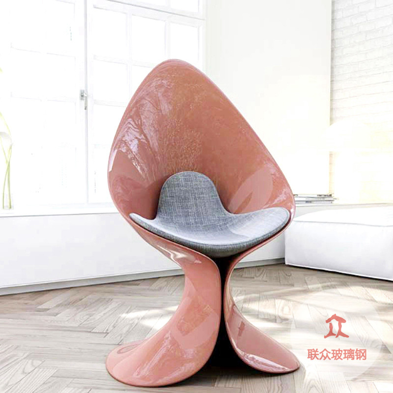 玻璃钢休闲椅商场等候座椅商业街创意美陈鹅卵石坐凳户外园区椅子